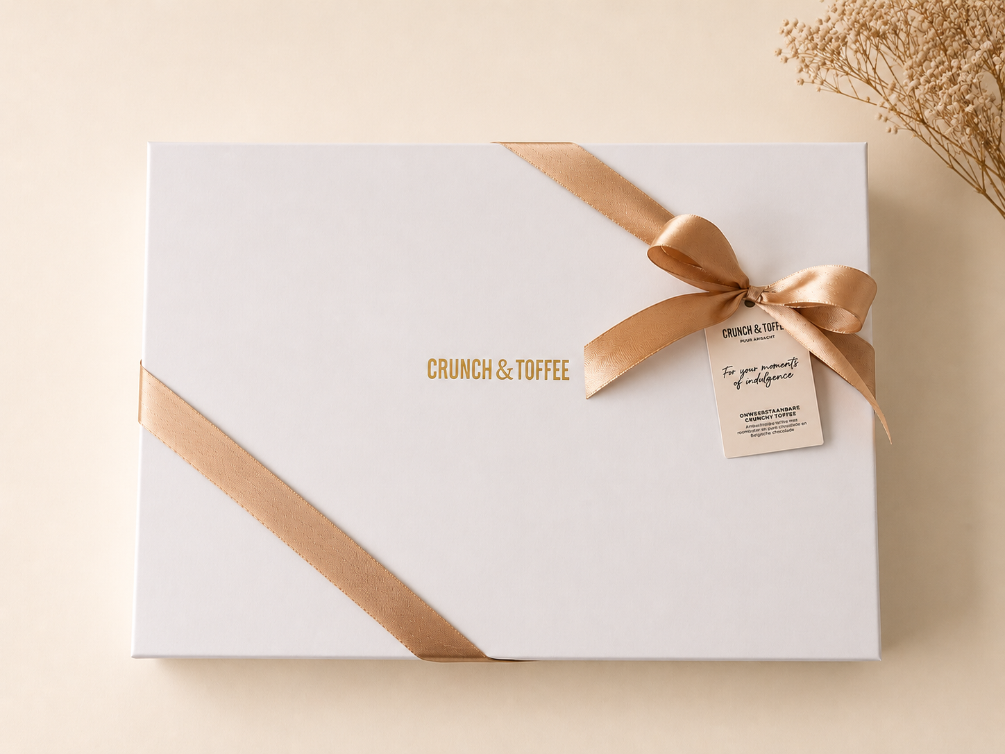 Handgemaakte Engelse toffee in luxe XL giftbox