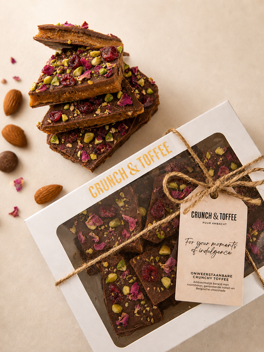 Pistache bites 150g van boven 