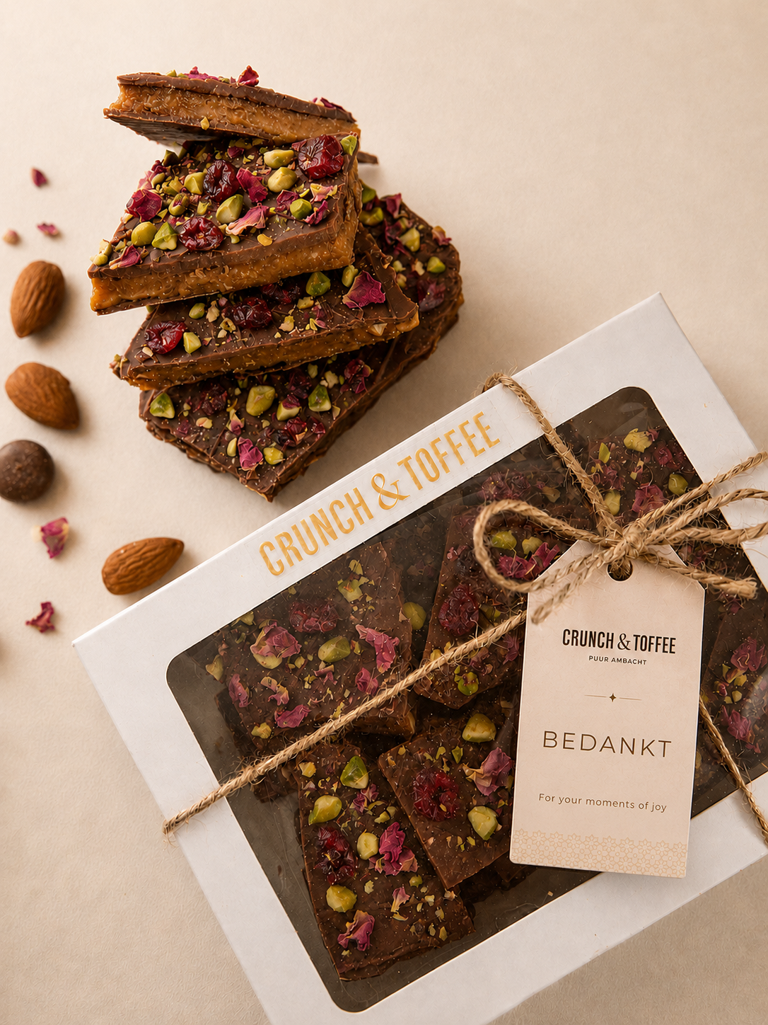 Pistache, Roos & Cranberry Bites - 150g