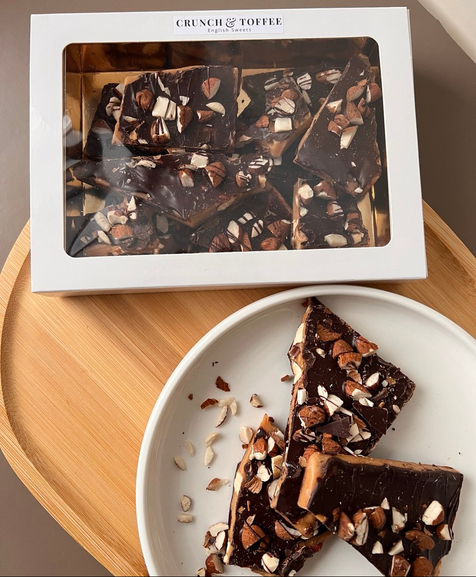 Luxe chocolade toffee cadeaubox 300g handgemaakt in Nederland